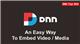 33. An Easy Way To Embed Video - DNN Tip of The Week