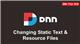 18. Changing Static Text & Resource Files - DNN Tip of The Week