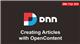 19. Articles & Blog with OpenContent - DNN Tip of The Week