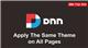 21. Apply The Same Theme to All Pages - DNN Tip of The Week