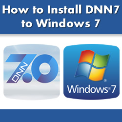 How to Install DotNetNuke 7 to Windows 7 - Web Server and .NET Framework