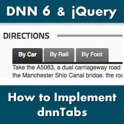 How to Implement jQuery UI Tabs in a DotNetNuke HTML Module