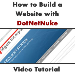 How to Build a Website with DotNetNuke - Setting up the Site and Creating the First Page