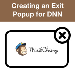 Setting up a Basic Exit Popup in DNN
