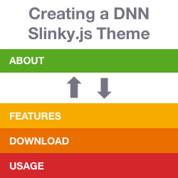 How to Create a Stackable Heading DNN Theme With Slinky JS - Introduction and Theme Setup